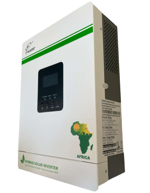 Hybrid Inverter 1.2 KVA 1000 Watts 12V [ Takes 1 12V Gel or Lithium Battery ] Solar Controller & UPS