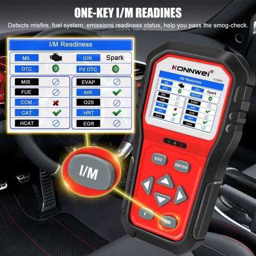Konnwei Advanced Car Diagnostic Scanner KW860 OBD2 Scanner Tool Car Engine Code Reader