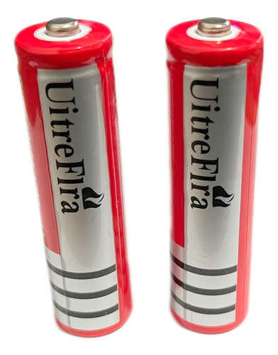 2 pcs x 18650 Li-ion Rechargeable Battery 4800mAh 3.7V