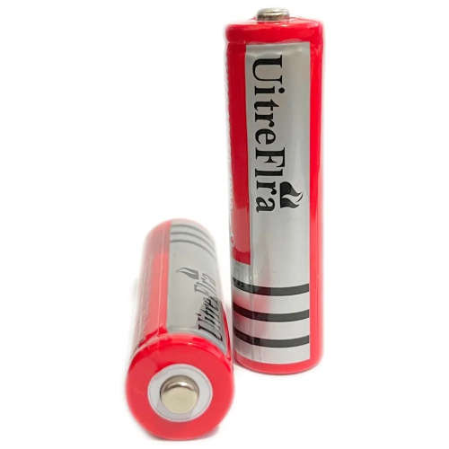 2 pcs x 18650 Li-ion Rechargeable Battery 4800mAh 3.7V