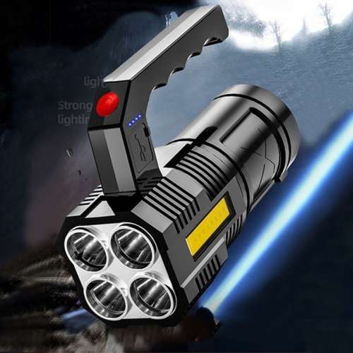 Torch 4 X LED Multi-Functional Torch Work Lights L-S09 [ USB Rechargeable ]
