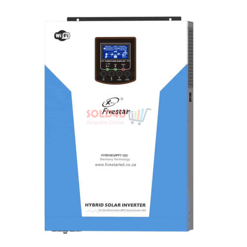 Hybrid Inverter 48V 8KVA 6500W 100A MPPT Inverter plus Wifi Fivestar