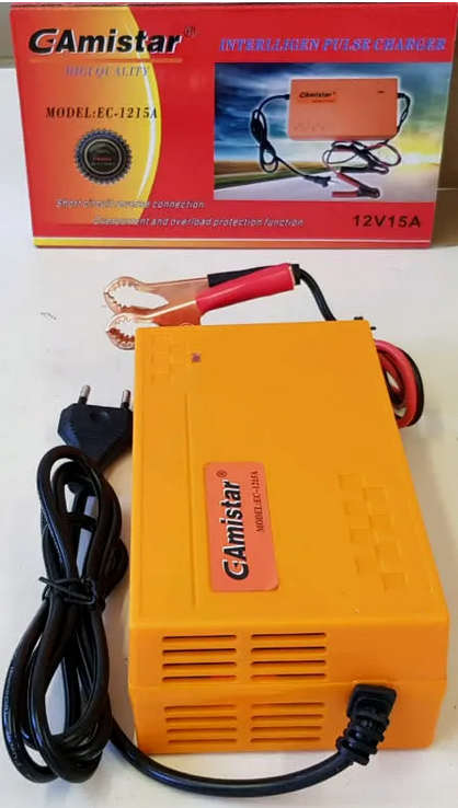 12v 15A Battery charger GAmistar Intelligent Pulse Charger 12 Volts 15 Amps