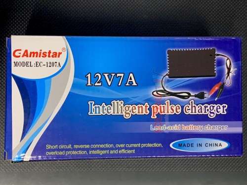 12v 7A Battery charger GAmistar Intelligent Pulse Charger 12 Volts 7 Amps