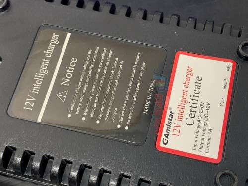 12v 7A Battery charger GAmistar Intelligent Pulse Charger 12 Volts 7 Amps