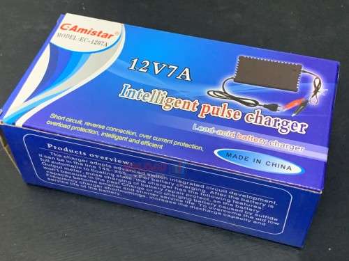 12v 7A Battery charger GAmistar Intelligent Pulse Charger 12 Volts 7 Amps