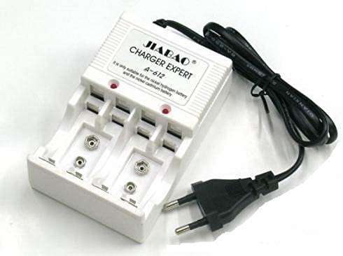 4 x AAA Ni-Mh rechargeable batteries with 9V/AA/AAA power charger