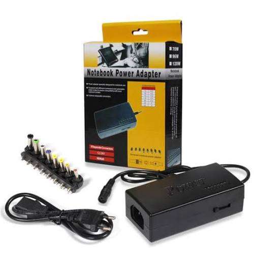 96W Universal Laptop Charger 12-24V with 8 set of Terminals - Notebook Power Adapter
