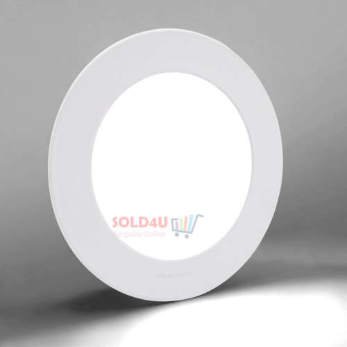 4 Pack - 6W LED Round Panel Recessed Ceiling Lamp Down Light - with 220V LED Driver