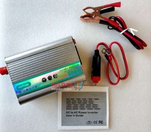 500 Watts 12v DC to 220v AC Inverter -  Car Battery 500W 12V Inverter