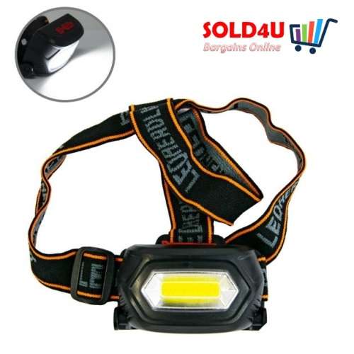 Rechargeable COB Headlamp LED Flashlight
