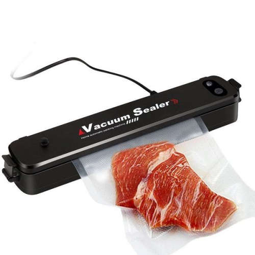 Vacuum Sealer for Meat Fish - Sealing Machine for Wet and Dry Food + 5 X Vacuum Bags Included