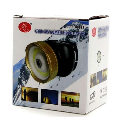 COB + 3W LED Lumen Head Lights