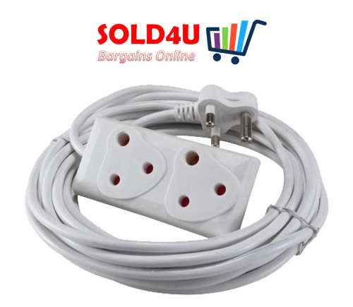 5 meter Extension Cord With Two-Way Multi-Plug