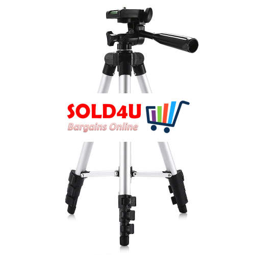 Tripod Light Weight Portable Aluminium For Canon Nikon Sony Cameras, Camcorders & Phones