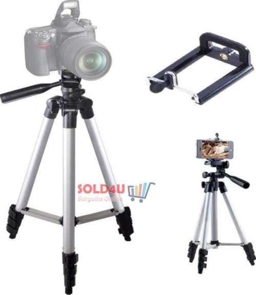 Tripod Light Weight Portable Aluminium For Canon Nikon Sony Cameras, Camcorders & Phones