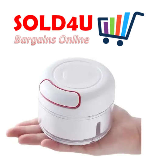 Manual Food Chopper - Mini Hand Pull Food Processor Mincer Garlic Vegetable