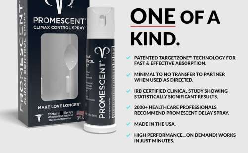 Promescent - Trial size desensitising spray - 20 sprays Made in the USA