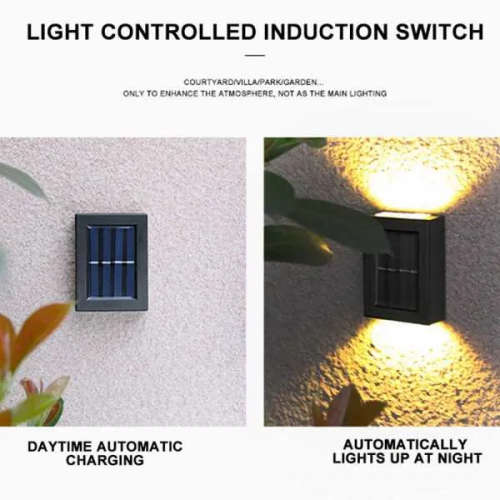 Twin LED Wall Garden Light - 2 Leds Up & Down YD-36