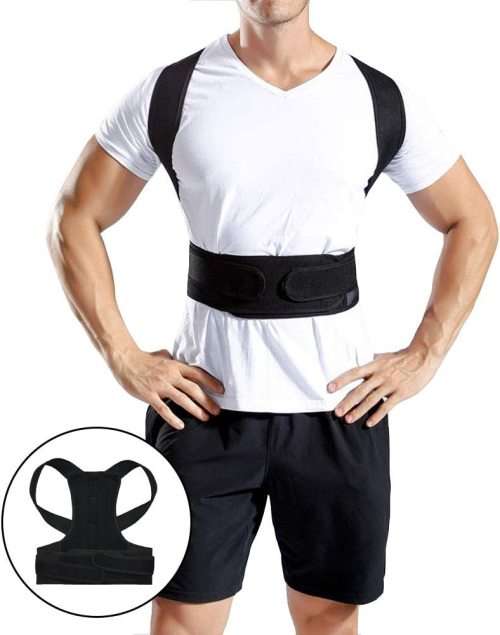 Back Brace Posture Corrector - Back Support Belt with Fully Adjustable Straps  [ SIZE XXXL ]