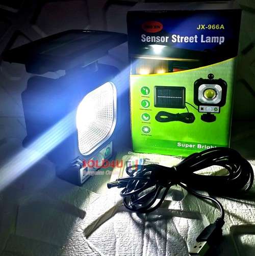 28 COB Super Bright Sensor Street Lamp With Solar Panel & Cable - Solar Charging - No Electric Bills