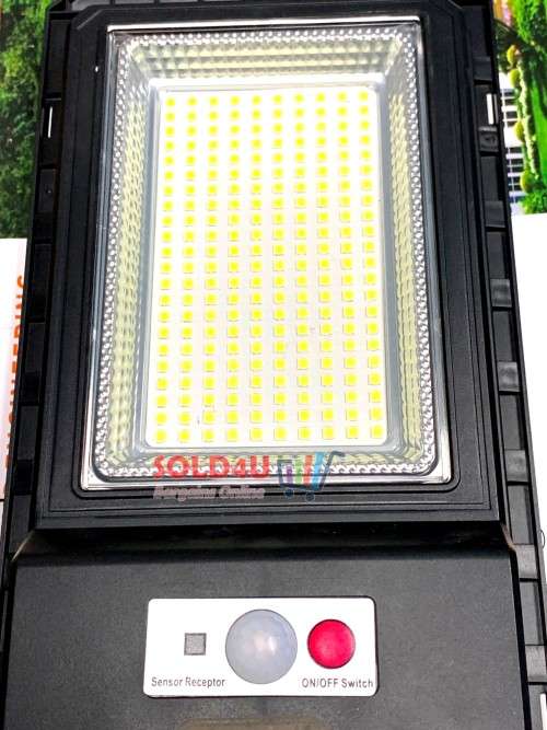 240W Solar Sensor Street Light with Remote Control & Pole Motion Sensor [220 LEDs] **SUPER BRIGHT**