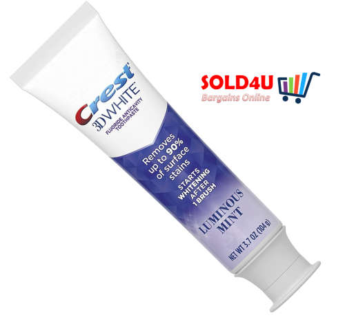 Crest 3D White Luminous Mint Teeth Whitening Toothpaste (1-Pack)