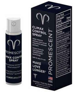 Promescent - Trial size desensitising spray - 10 sprays Made in the USA