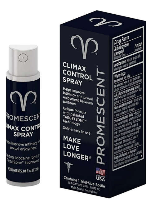 Promescent - Trial size desensitising spray - 10 sprays Made in the USA