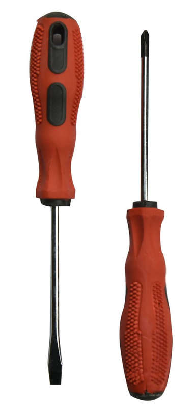 2 Piece Star and Flat Magnetic Tip Screw driver Set