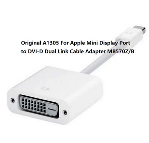 Apple Mini DisplayPort to DVI Adapter Model A1305 White