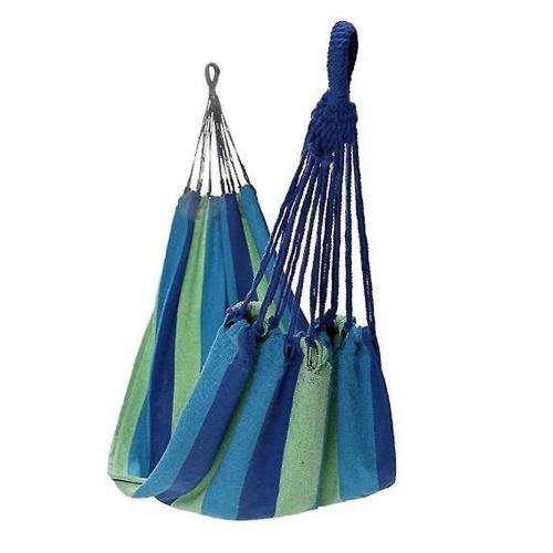 Portable Hammock Outdoor Hammock Travel Camping Swing Canvas Stripe