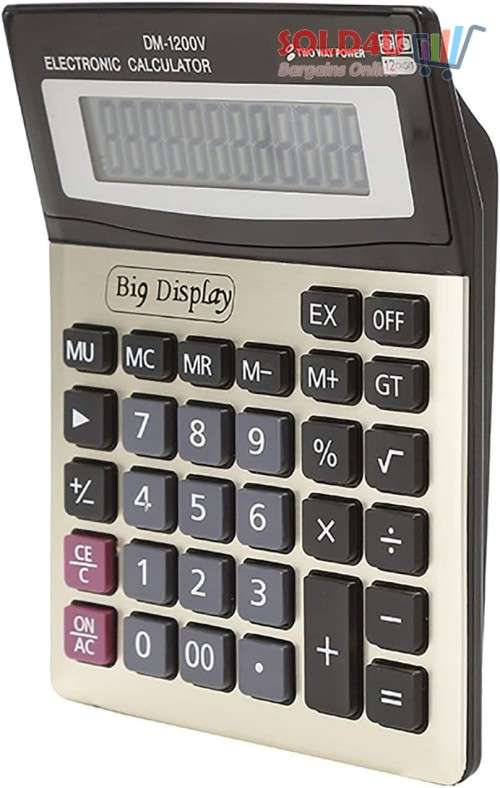 Electronic Calculator -  Large 12-Digit Desktop Office Calculator