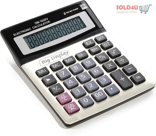 Electronic Calculator -  Large 12-Digit Desktop Office Calculator