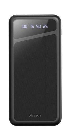 PowerBank 10000mAh Corded USB 2A With built-in Cable 3-in-1 for Charging
