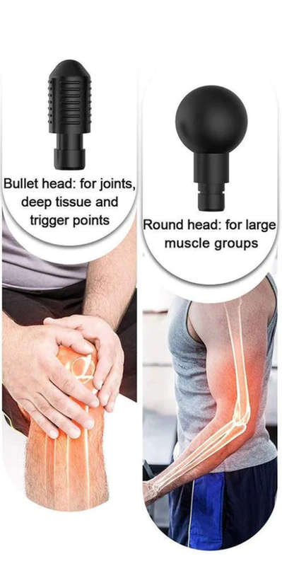 Massager Massage Machine For Pain Relief with 4 Heads [ RANDOM COLOURS ]