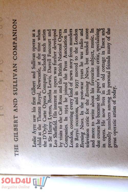 The Gilbert and Sullivan Companion Paperback  by Leslie Ayre