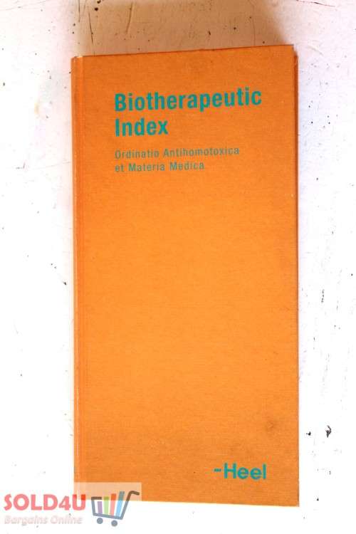 Biotherapeutic Index (Ordinatio Antihomotoxia et Materia Medica) Hardcover