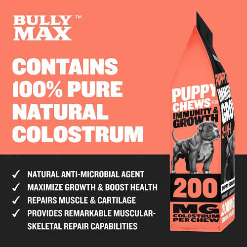 Bullymax 2-in-1 Puppy Chews for Immunity and Growth