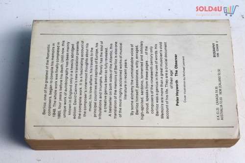 The Memoirs of Berlioz (Panther arts) Paperback   by Hector Berlioz (Author), David Cairns