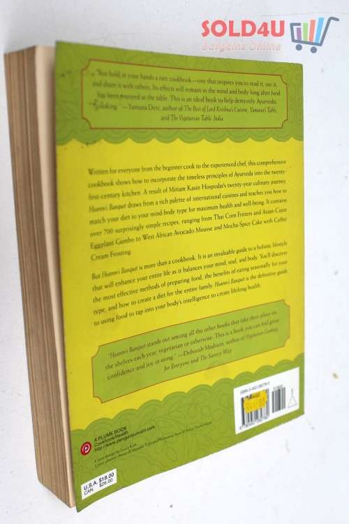 Heaven`s Banquet: Vegetarian Cooking for Lifelong Health the Ayurveda Way  by Miriam Kasin Hospodar