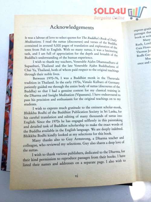 The Buddha`s Book of Daily Meditations by Christopher Titmuss