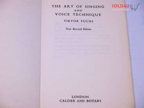 The Art of Singing and Voice Technique Mass Market by Viktor Fuchs