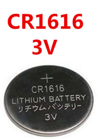 CR1616 3V Lithium Battery [ Equivalent  CR1616, BR1616, DL1616, ECR1616, 280-209,  ] [Qty : 5 Piece]