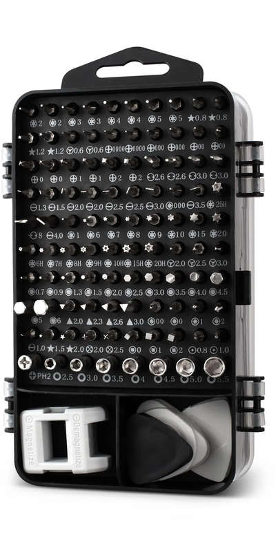 115 Pcs Multipurpose Magnetic Precision Screw driver Bits & Mini Tool Kit
