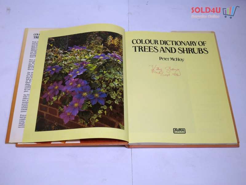 Colour Dictionary of Trees and Shrubs by Peter McHoy