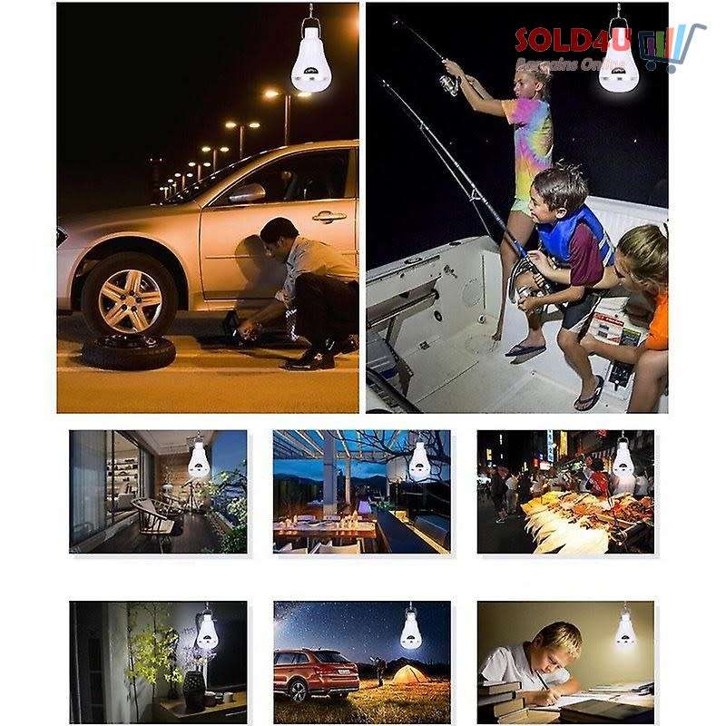 20 LED SOLAR Light Bulb with SOLAR Panel - Very handy for outdoors & Indoors