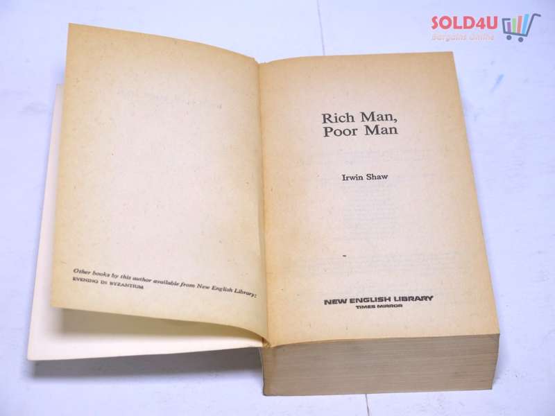 Rich Man Poor Man Book by Irwin Shaw