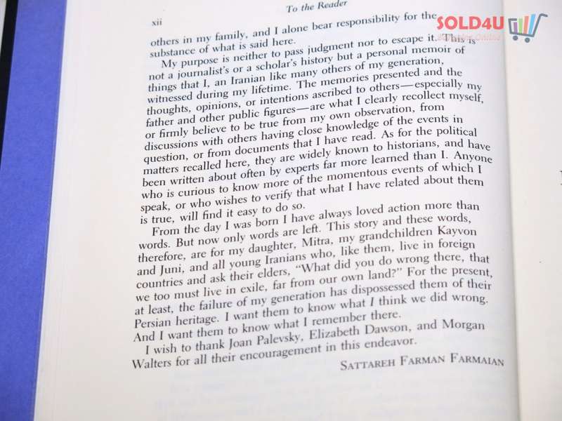 Daughter of Persia: A Woman`s Journey from Her Father`s Harem by Sattareh Farman Farmaian
