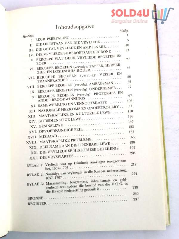 Die vryliede en vryswartes in die Kaapse nedersetting, 1657-1707 (Historiese Publikasie-Vereniging)